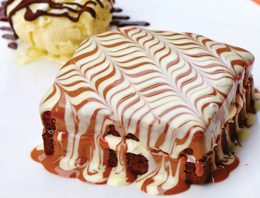 Chocolates Sarayi: uma doceria que serve Cheesecake de Brownie