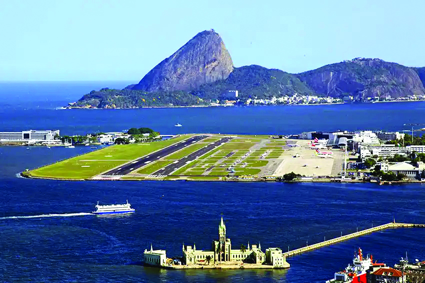 Horas de voo: obras na pista principal do Aeroporto Santos Dumont
