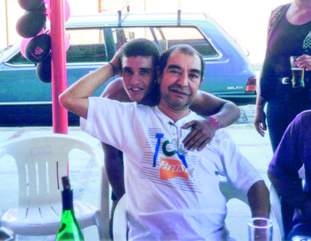 Diogo e seu pai, o sambista João Nogueira - Foto: Arquivo Pessoal