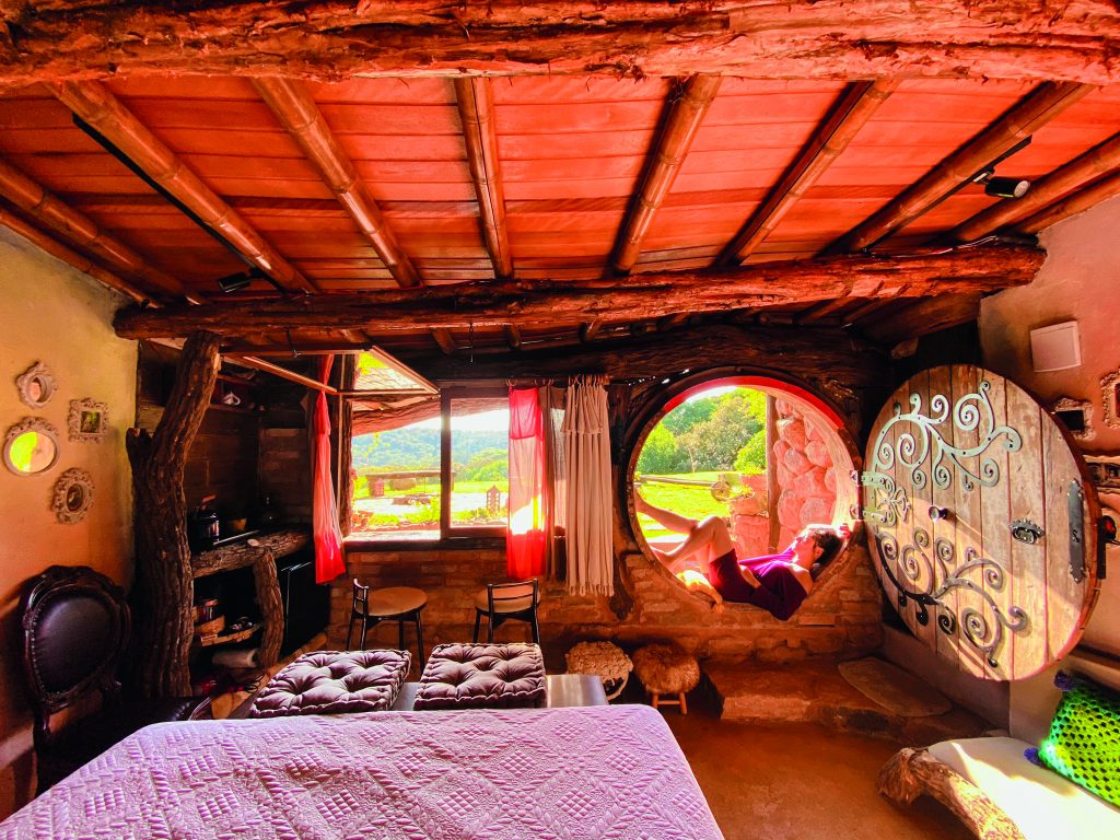 Interior da mini-casa/ Holy House - Foto divulgação