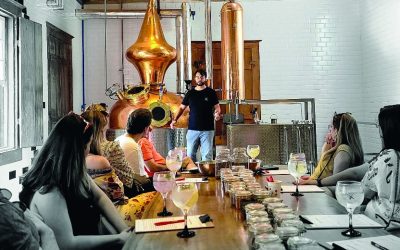 Beg Destilaria Boutique recebe visitantes interessados em conhecer a produção de seu gim artesanal
