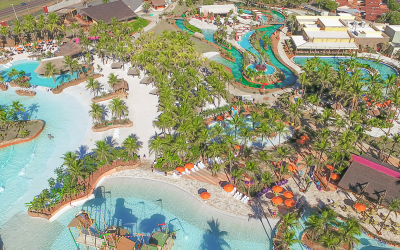 Hotéis conectados ao parque aquático Hot Beach Olímpia proporcionam bem-estar e ainda mais atrações para todas as idades