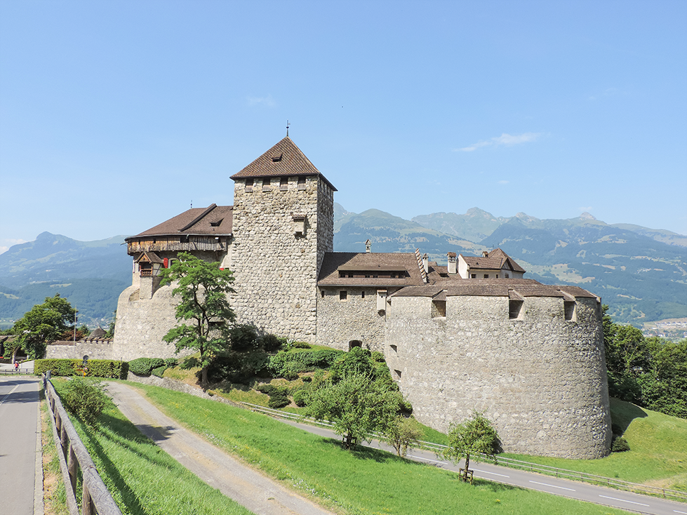 Castelo de Vaduz, em Liechtenstein - Foto divulgação