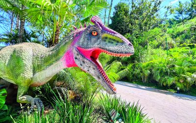 Aventura Jurássica, maior parque de dinossauros do Brasil, é inaugurado em Balneário Camboriú
