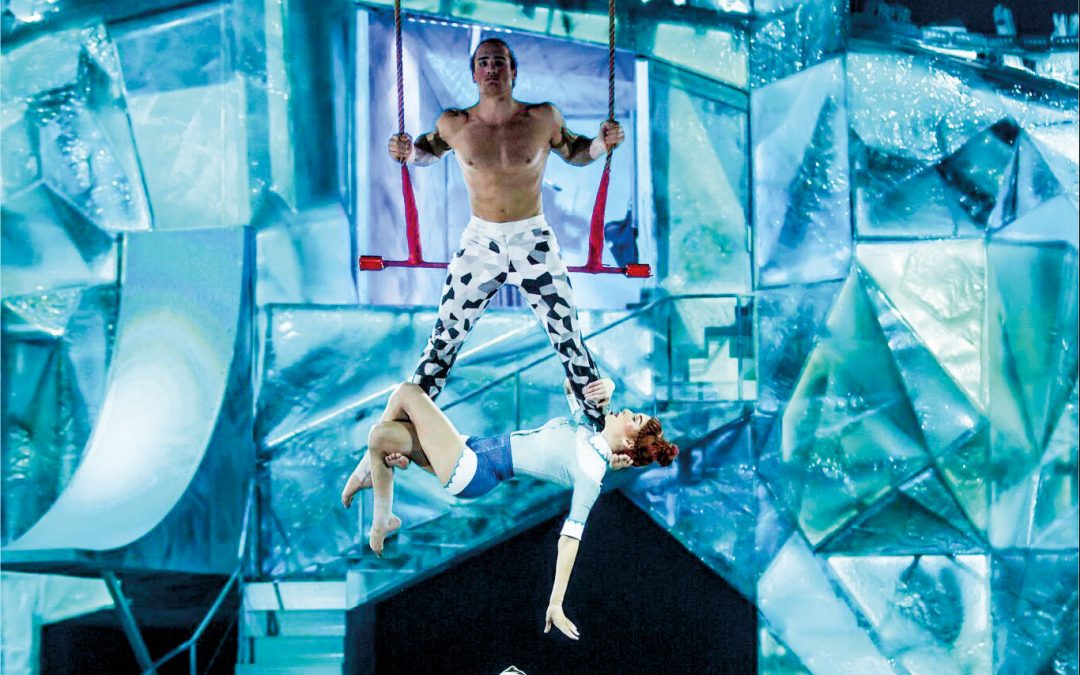 Cirque du Soleil traz à Rio Arena espetáculo que mistura performances aéreas e coreografias encenadas por patinadores no gelo